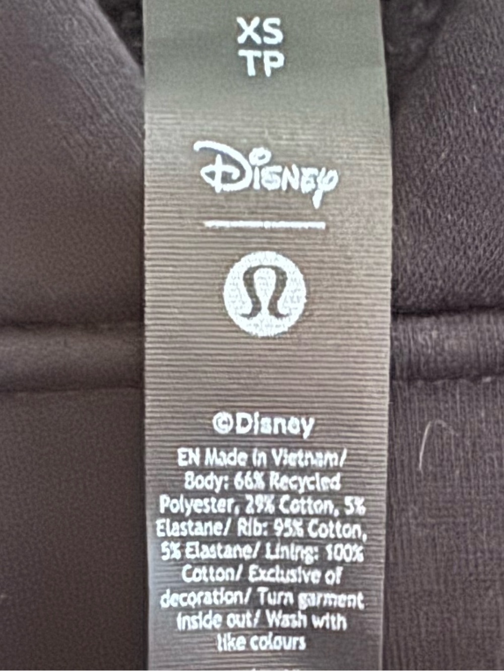 Lululemon x Disney Sold Out Limited Edition Mickey Mouse Oversized Hoodie Black - Picture 10 of 15
